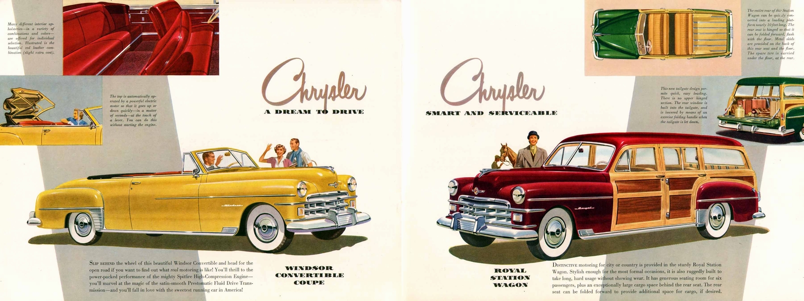 1950 Chrysler Royal And Windsor Brochure Page 6